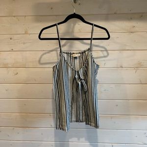Universal Thread | White & Black Striped Tank